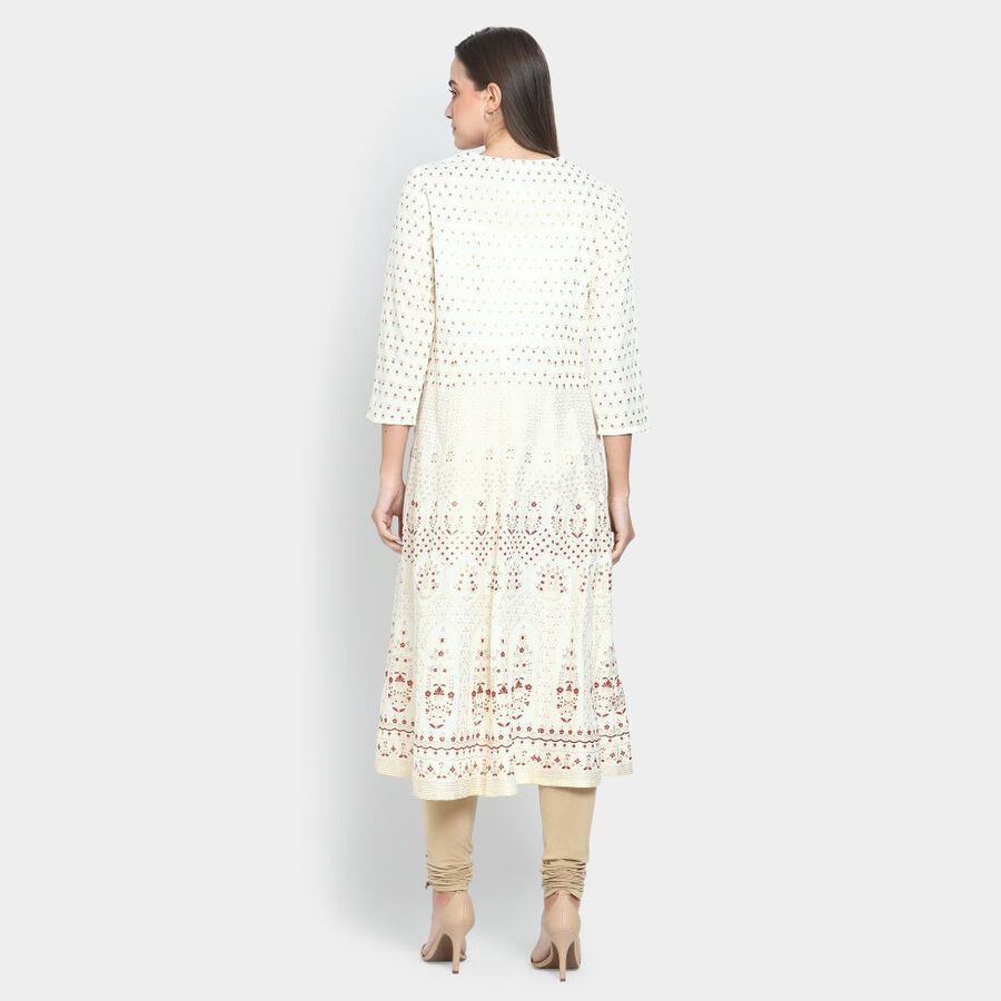 Ladies' Kurta, Off White, large image number null